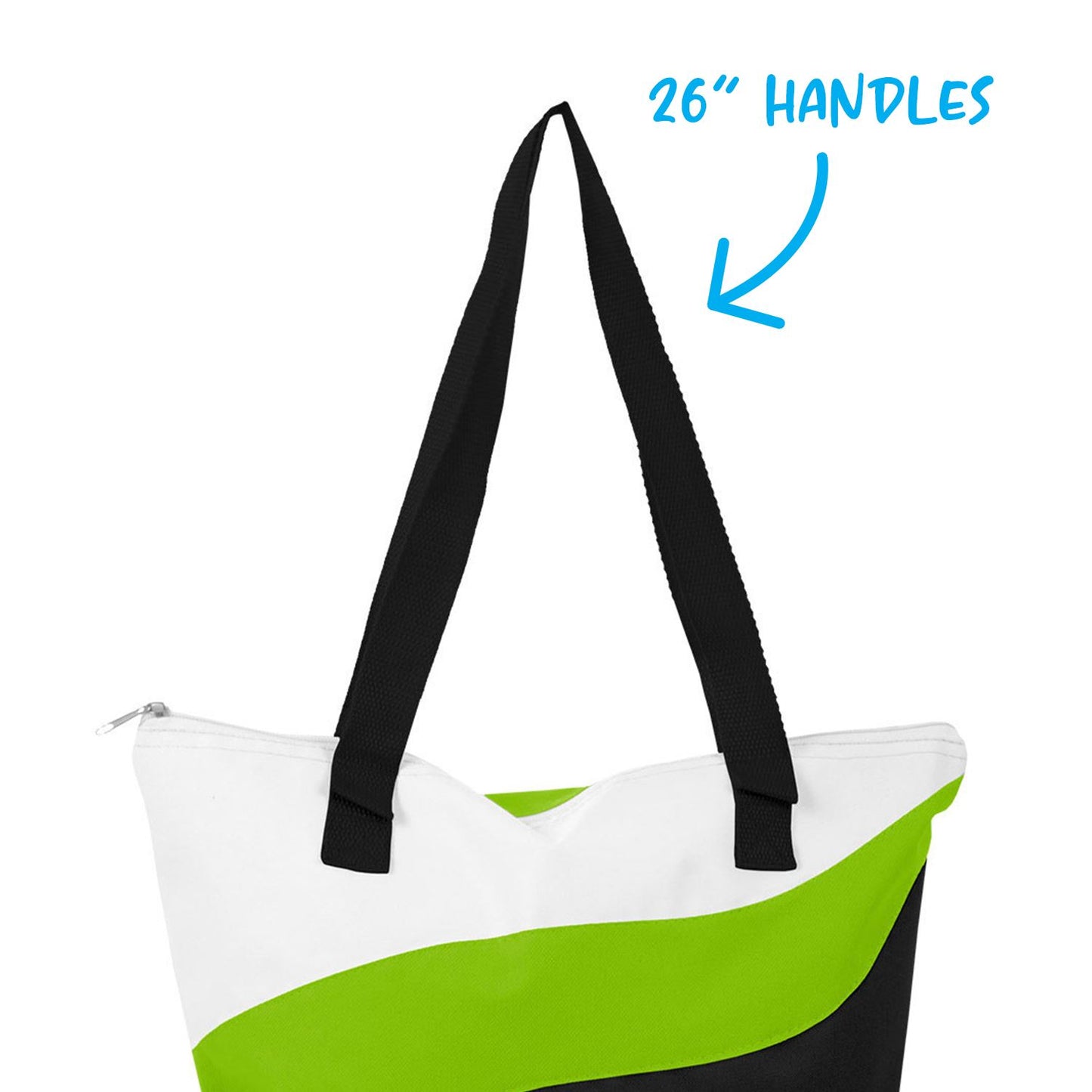 Lime Good Value™ Wave Tote
