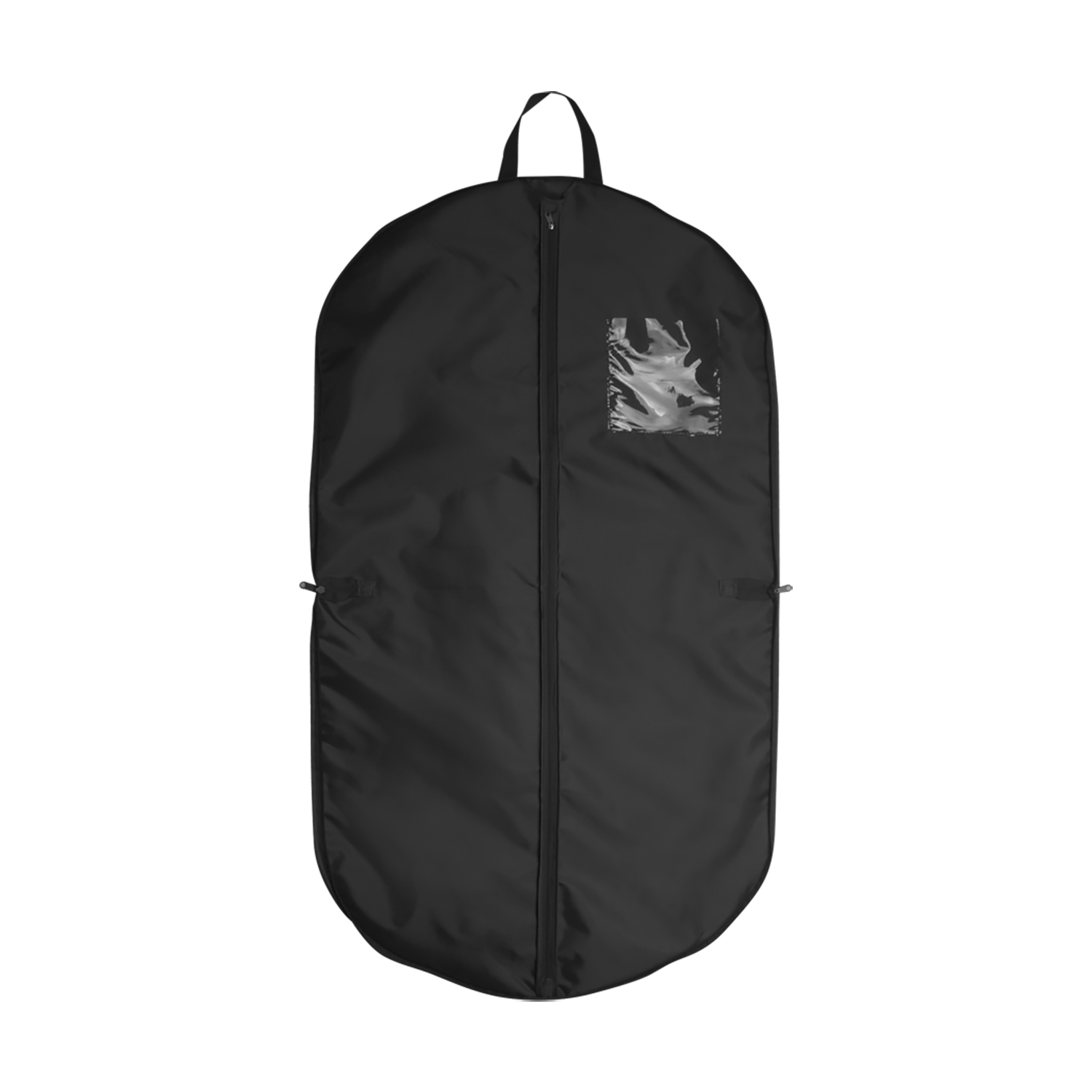 Front View of Black Good Value™ Foldable Garment Bag