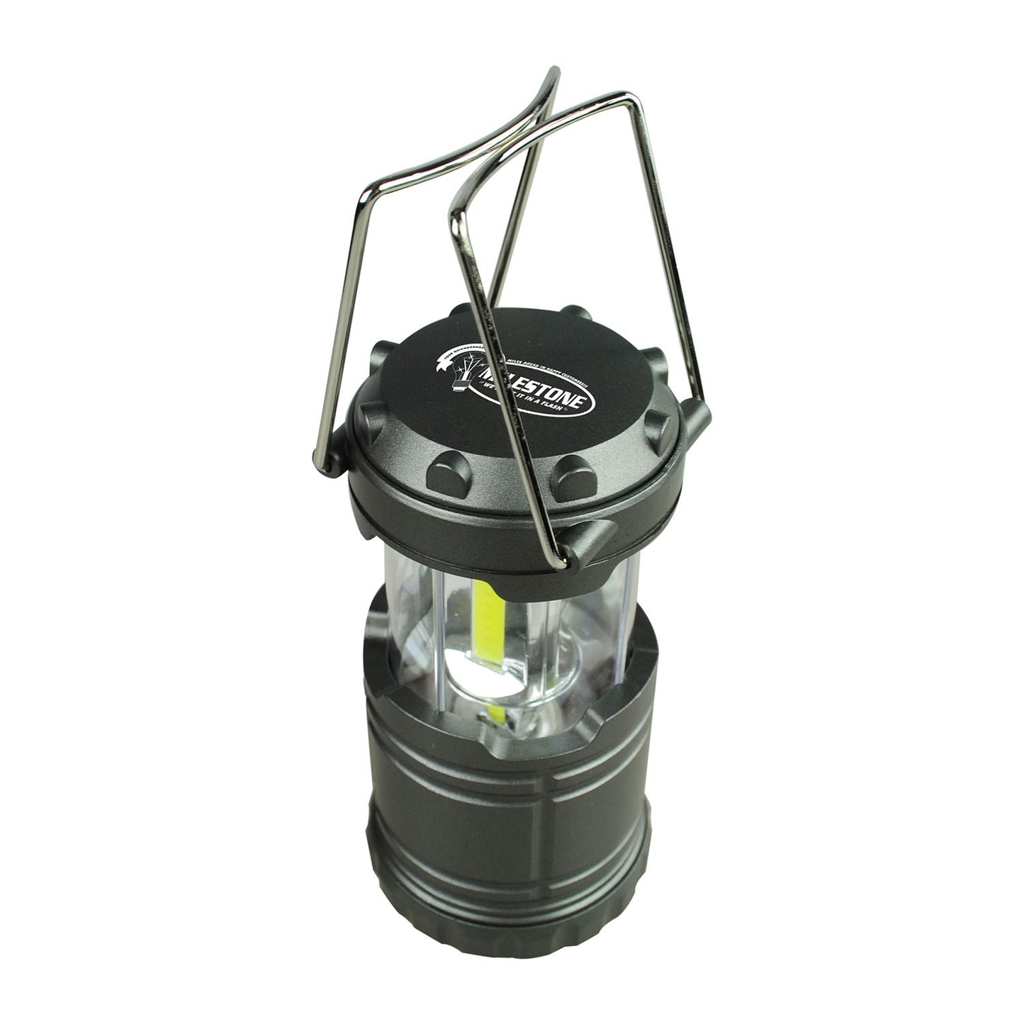 Front View of Blue COB Outdoor Lantern