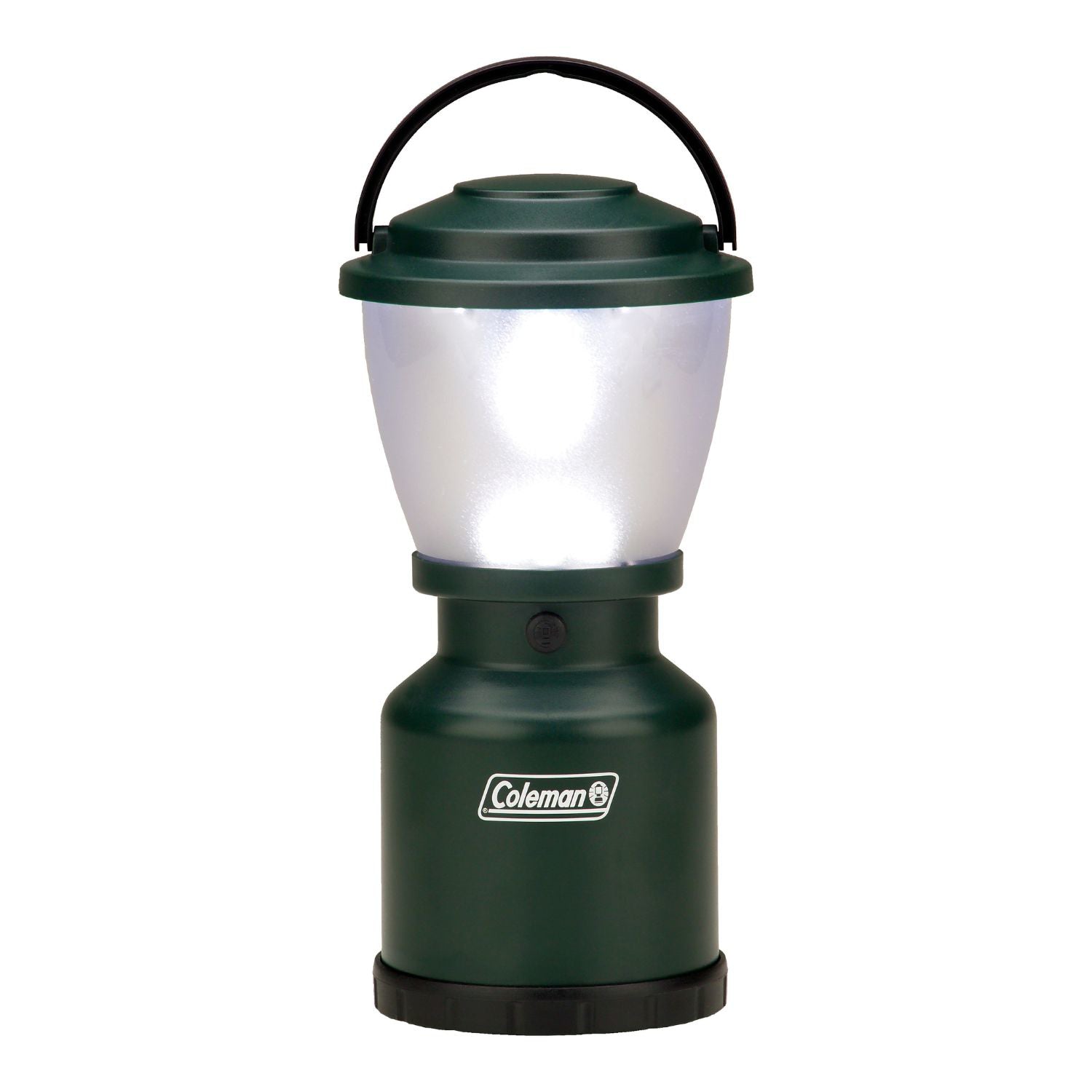 Front View of Green Coleman® 4D LED Camp Lantern
