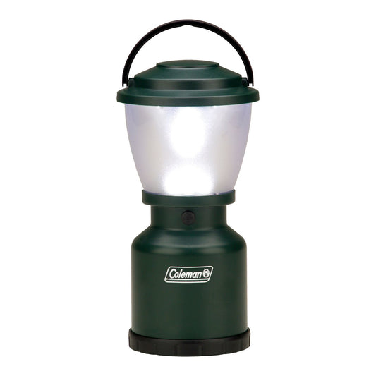 Front View of Green Coleman® 4D LED Camp Lantern