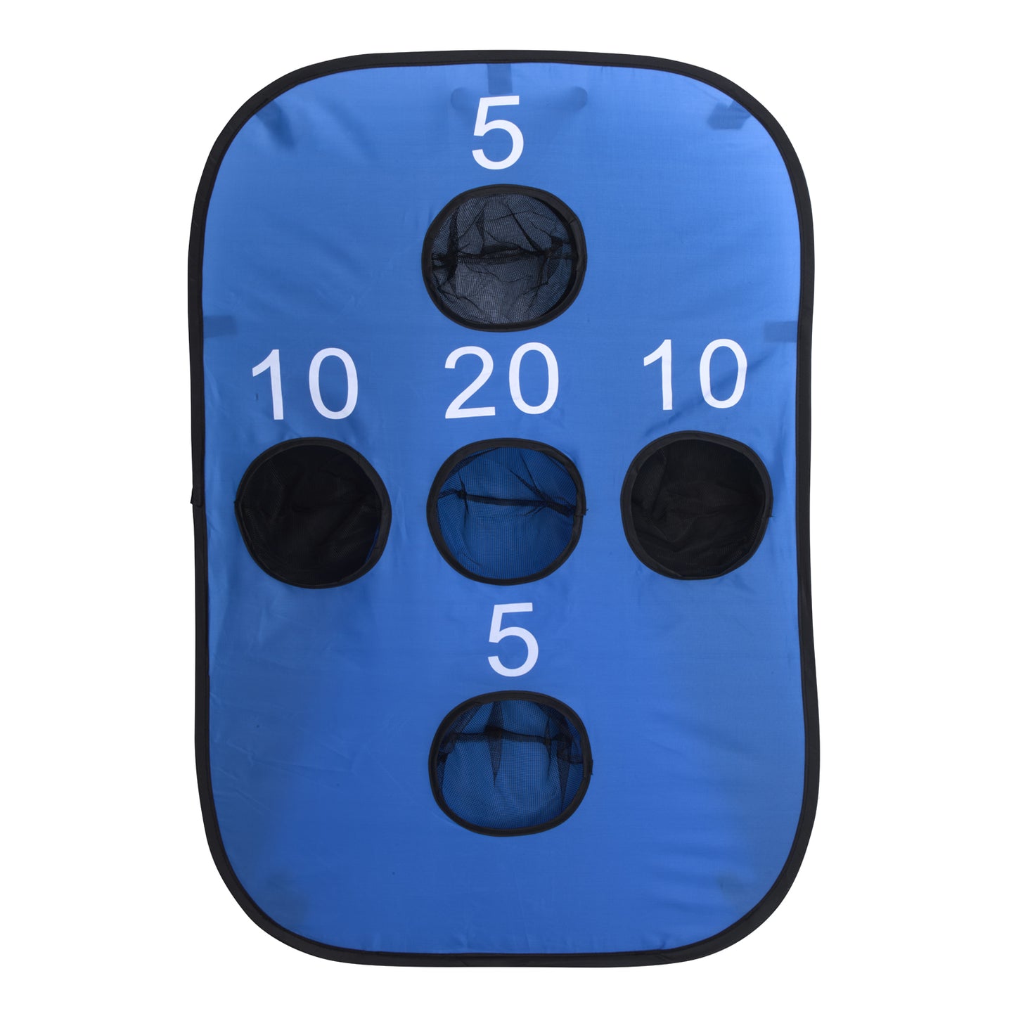 Front View of Black Fun On The Go Games - Portable Bag Toss & More