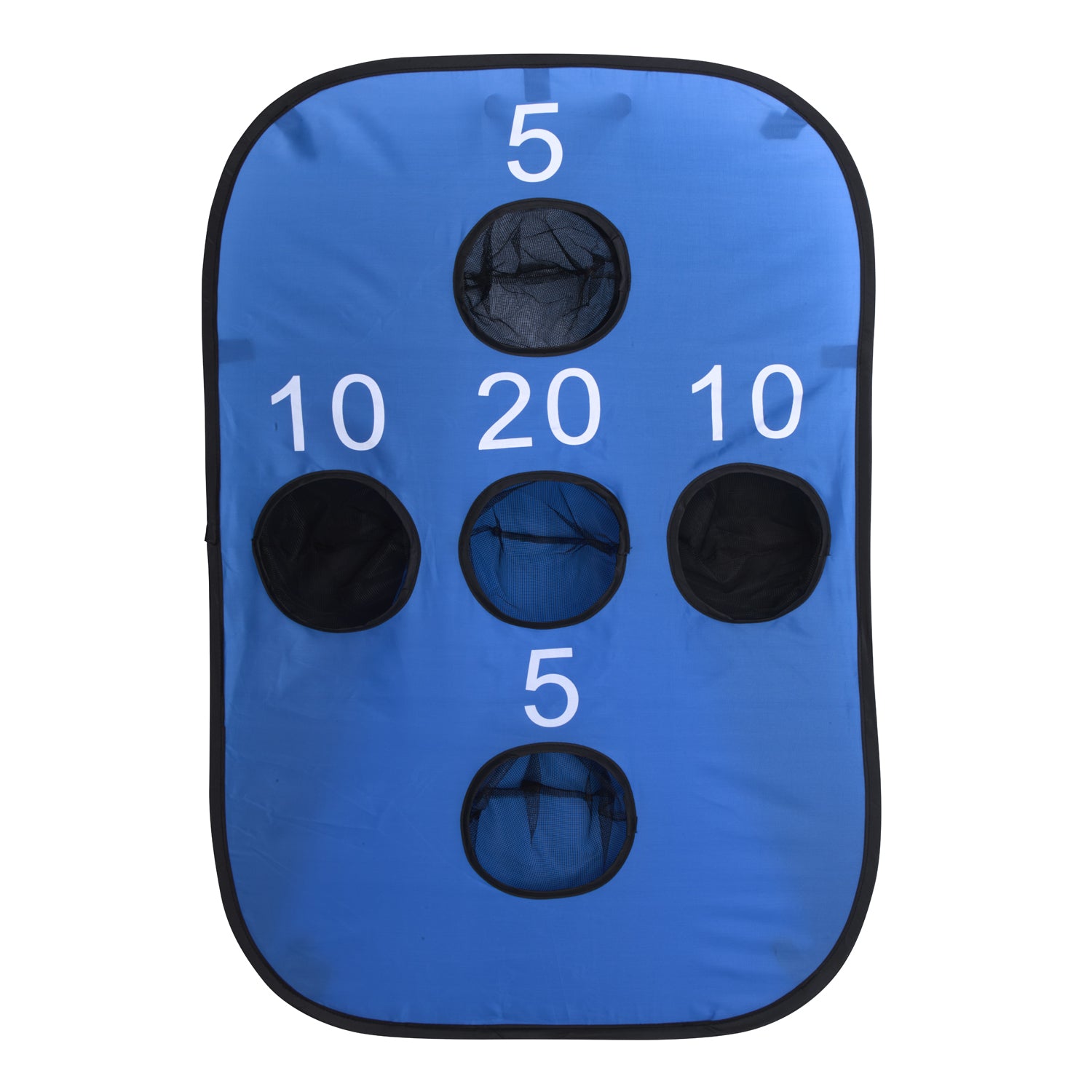 Front View of Black Fun On The Go Games - Portable Bag Toss & More