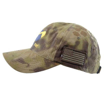 Left View of Highlander Kryptek™ Camo Cap