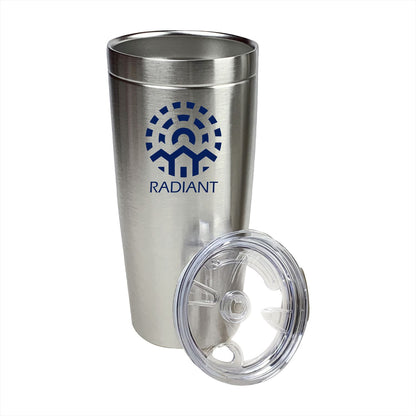 Front View of Black The Viking Collection® Nova Tumbler - 20 oz.