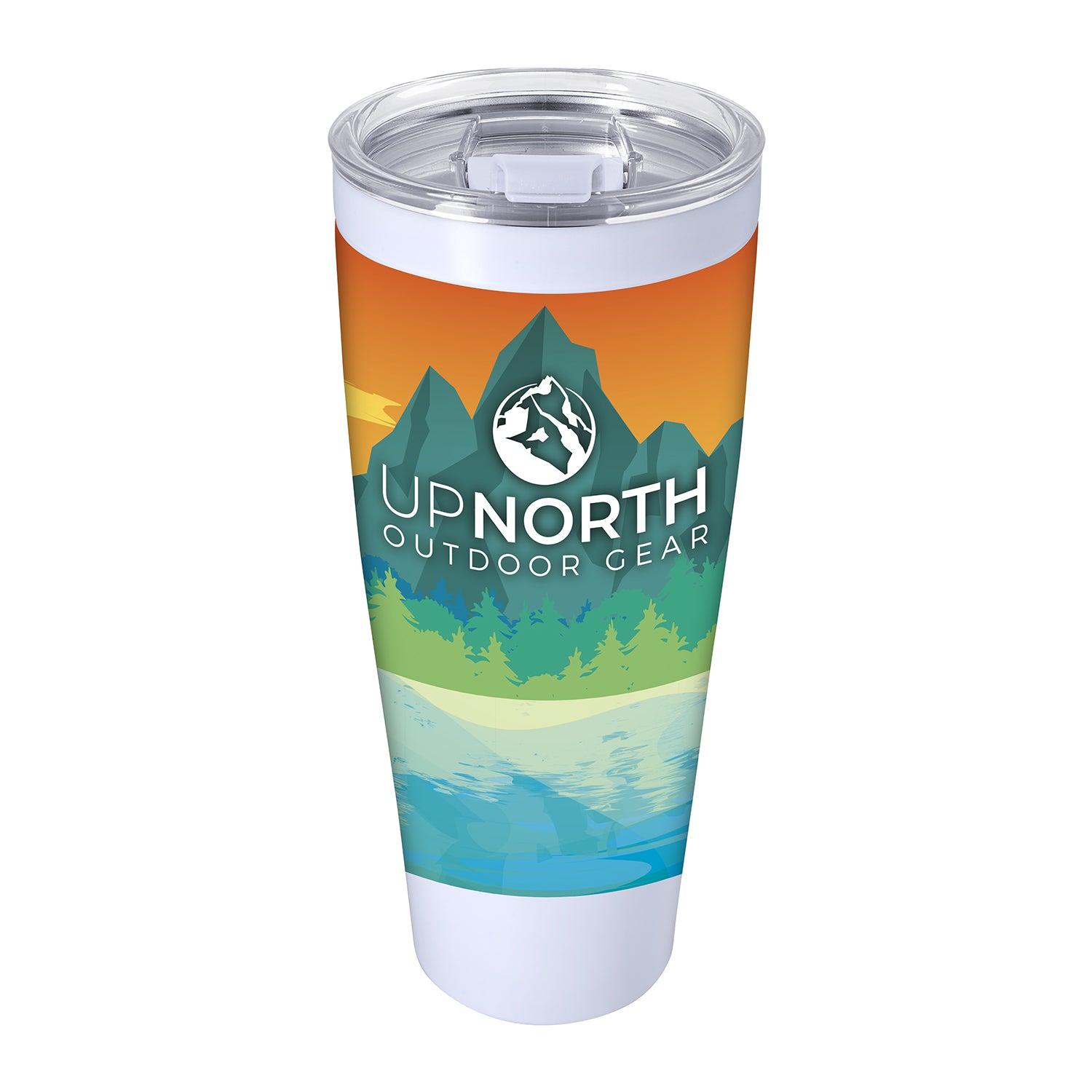 Front View of Black The Viking Collection® Nova Leak-Resistant Tumbler - 30 oz.