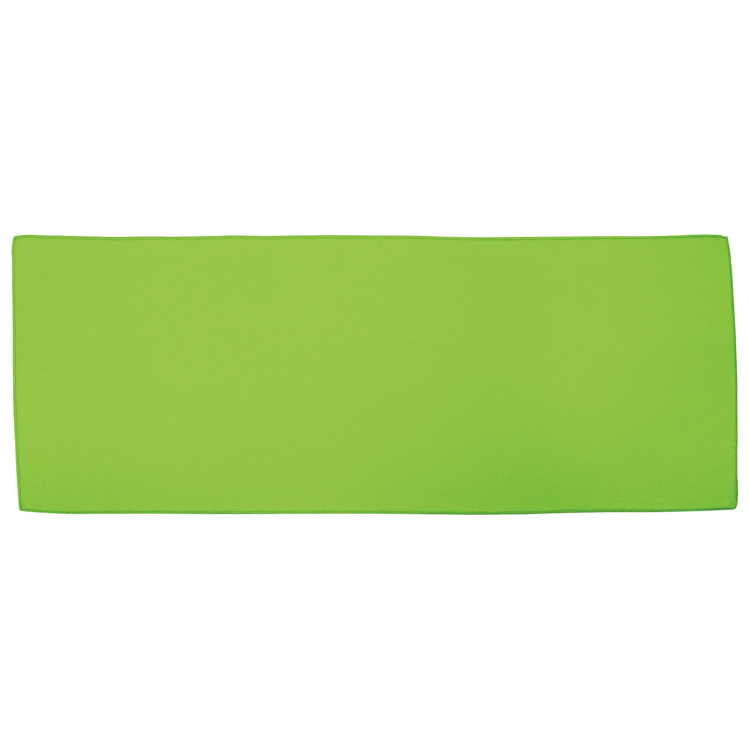 Front View of Gray Carabiner Bottle with Cooling Towel