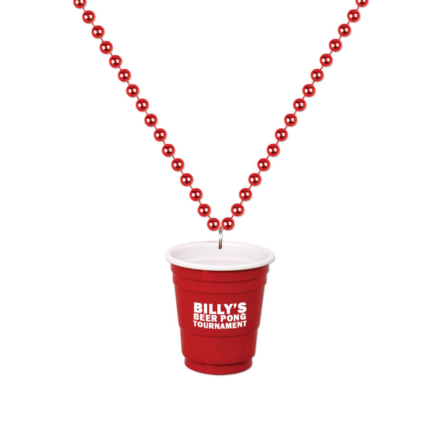 Red Red Cup Shot Glass on Beads