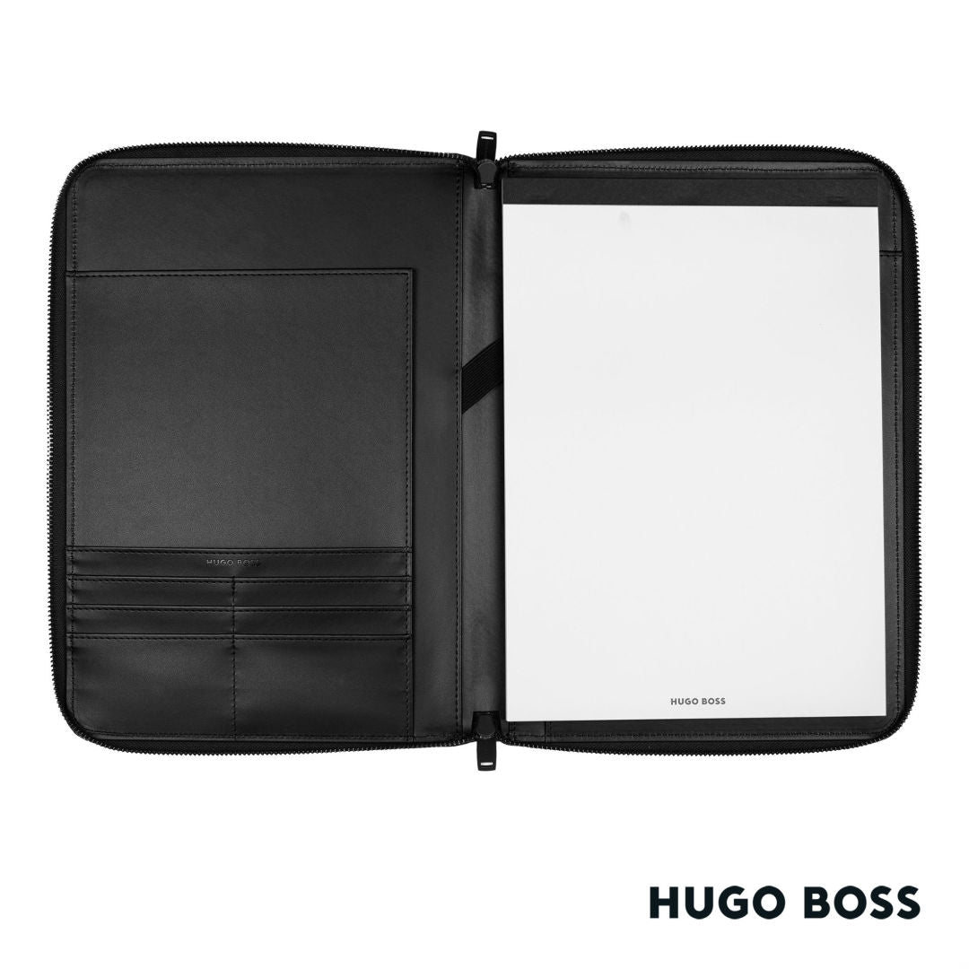 Hugo Boss® Label A4 Conference Zip Folder