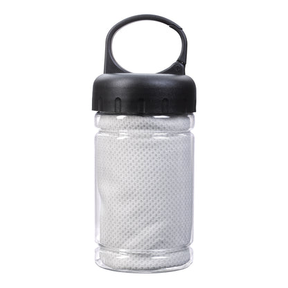 Carabiner Bottle with Cooling Towel