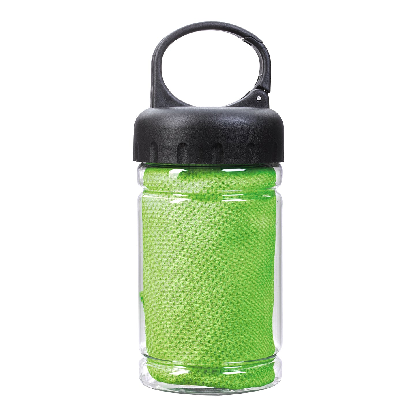 Carabiner Bottle with Cooling Towel