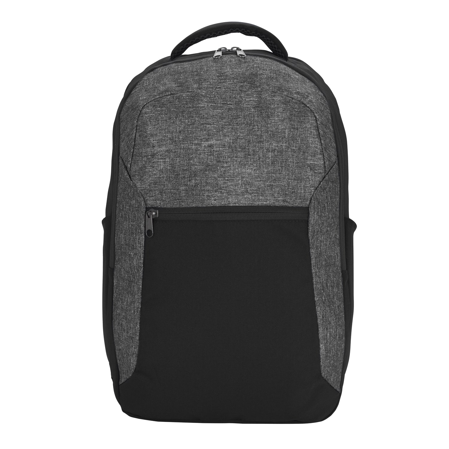 Front View of Black Brightwood Travel Backpack