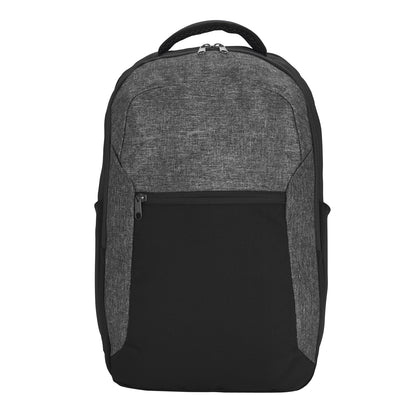 Front View of Black Brightwood Travel Backpack