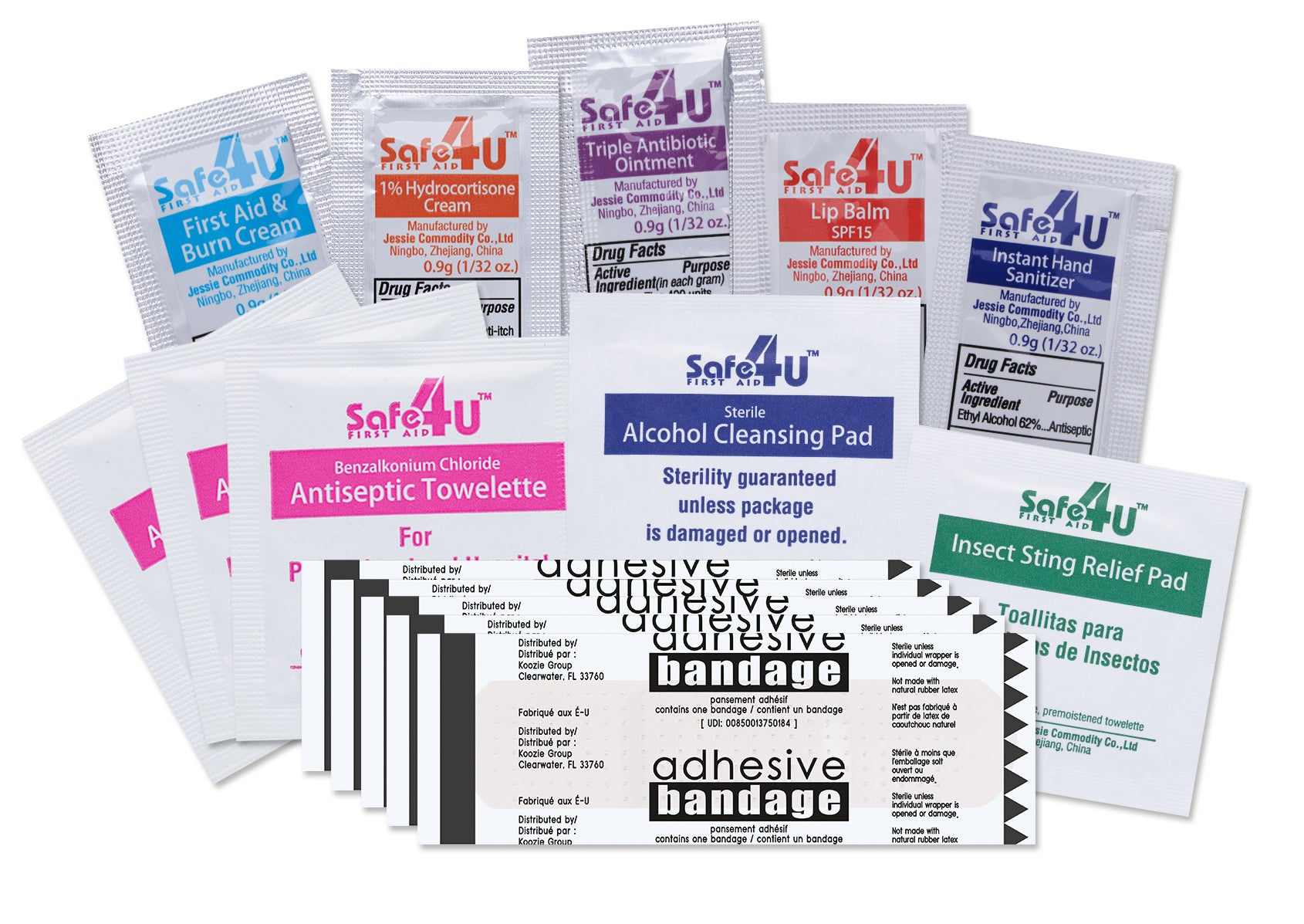 Frosty Blue Good Value™ Frosty Clipper Deluxe First Aid Kit - 15 Piece