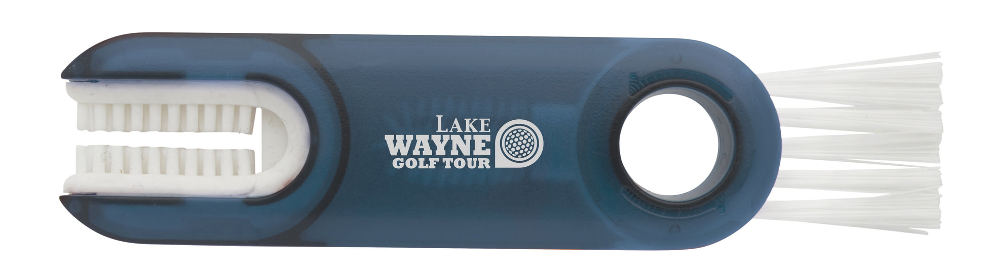 Front View of Frosted Blue Good Value™ Multi-function Brush