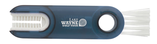 Front View of Frosted Blue Good Value™ Multi-function Brush