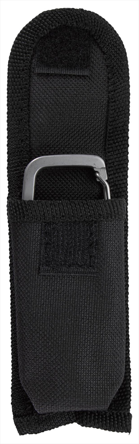 Front View of Matte Black/Silver 11-in-1 Carabiner Tool Kit