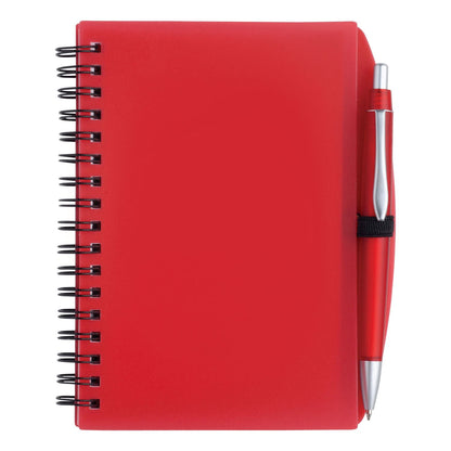 Front View of Black Good Value™ Pen Pal Notebook