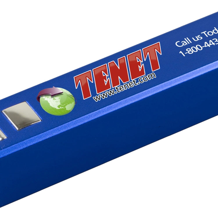 "In Charge Alloy" UL Listed Aluminium 2200 mAh Lithium Ion Portable Power Bank Charger