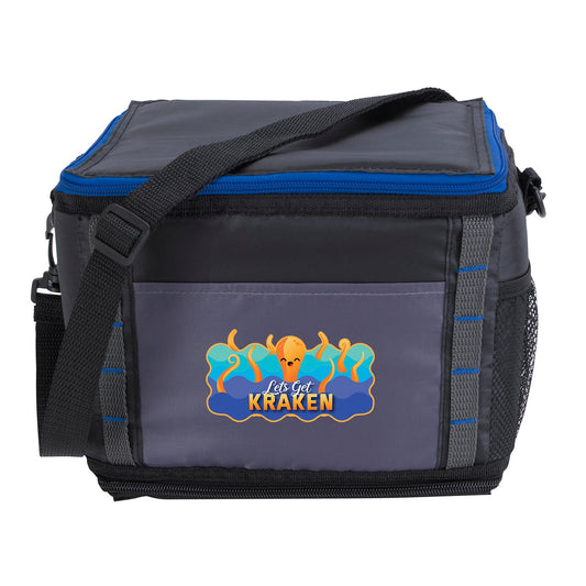 Front View of Red Chill by FlexiFreeze® 9-Can Cooler