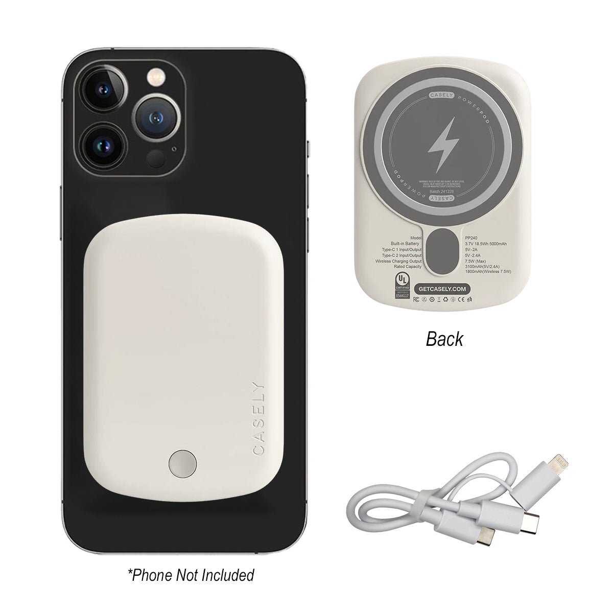 5,000 mAh Casely™ Power Pod