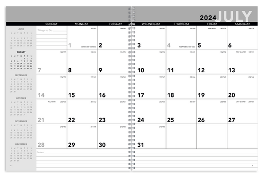 Triumph® Calendars Academic Year Desk Planner with Custom Cover