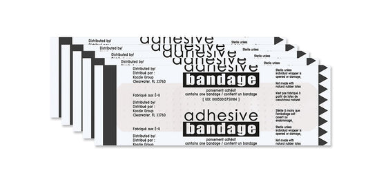 Blue Frosty Stripe First Aid Kit - 5 piece