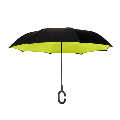 Shed Rain™ UnbelievaBrella® 48" Reverse-Close Manual Stick Umbrella (Solids)