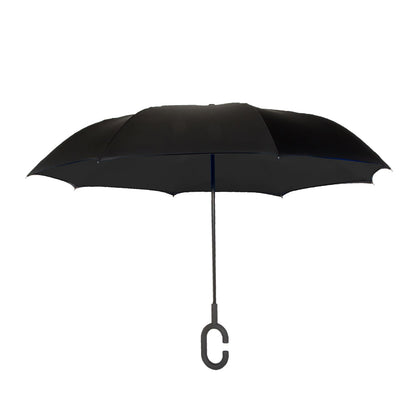 Shed Rain™ UnbelievaBrella® 48" Reverse-Close Manual Stick Umbrella (Solids)