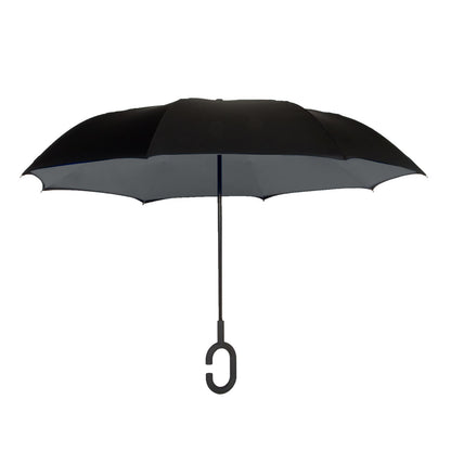 Shed Rain™ UnbelievaBrella® 48" Reverse-Close Manual Stick Umbrella (Solids)