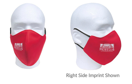 Front View of Black Good Value™ Comfy Face Mask