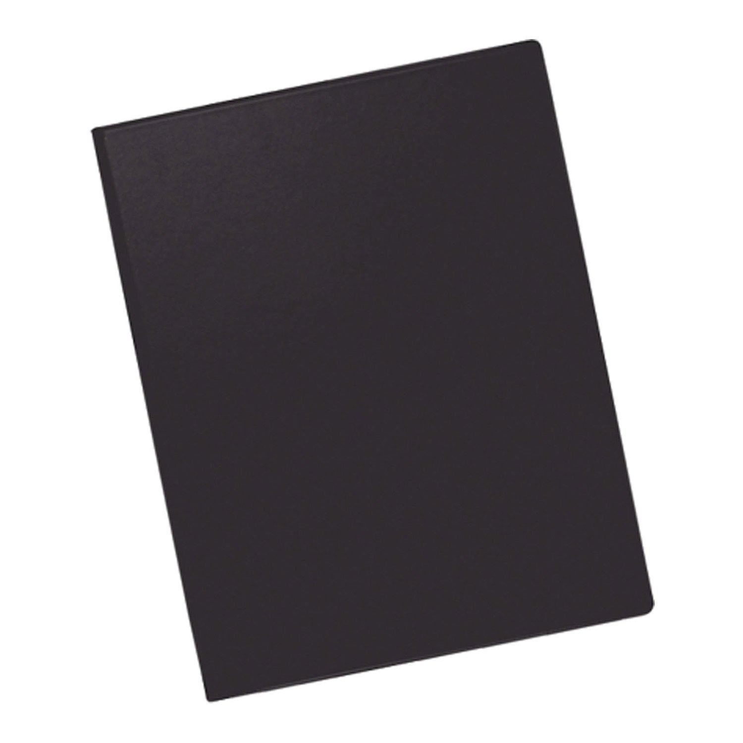 Front View of Black Good Value™ Value Plus Standard Folder