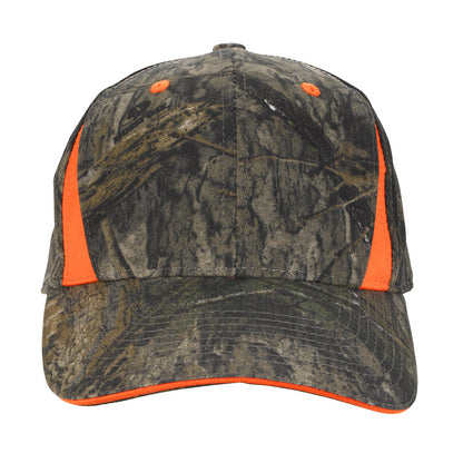 Camo Cap With Blaze Inserts