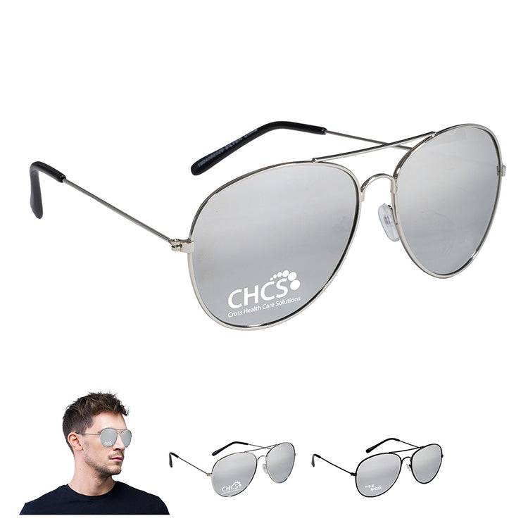 “PISMO BREEZE” Mirrored Aviator Sunglasses