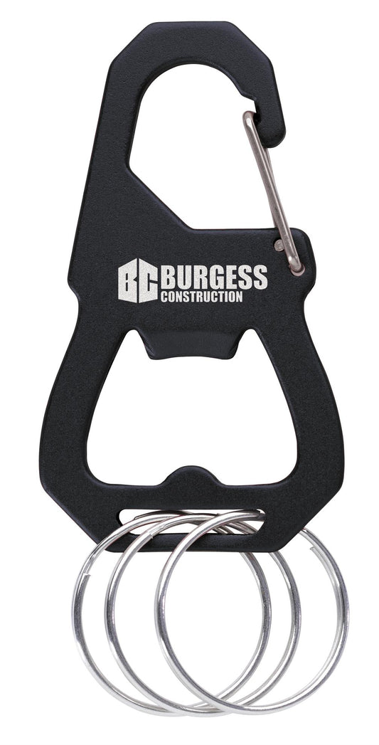 3 Keyring Carabiner with Bottle Opener