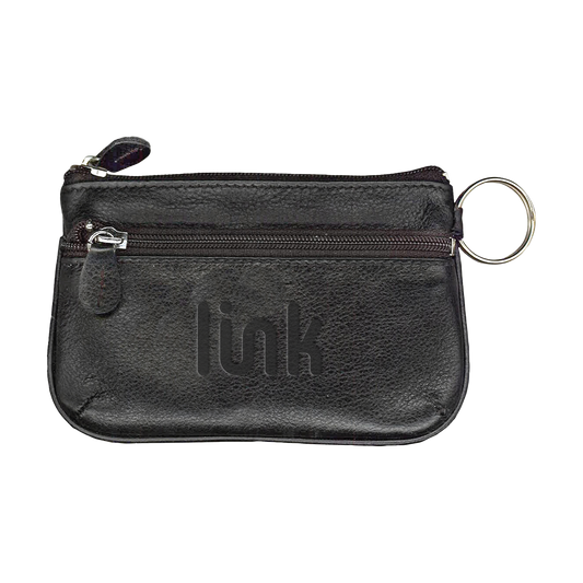 Andrew Philips® Leather Coin Case & ID Holder Wallet