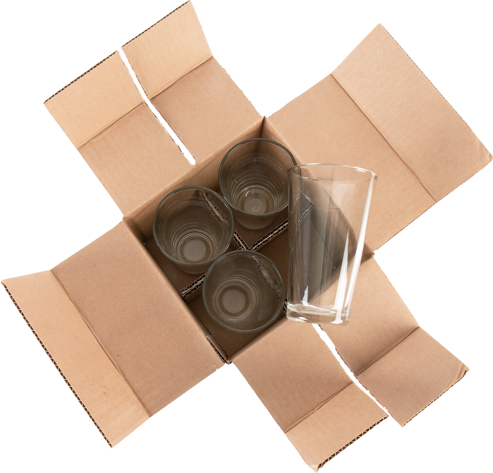 4 pack kraft box - item# 392, 5458, 4808