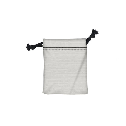5" W X 6" H Canvas Drawstring Bag