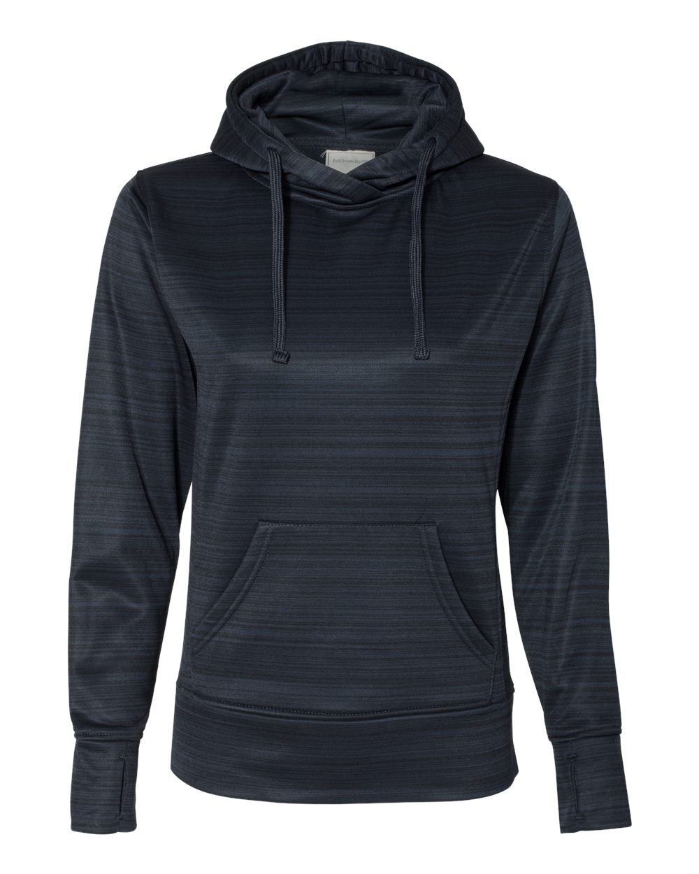 Women's Odyssey Striped Performance Fleece Lapover Hooded Sweatshirt - 8662