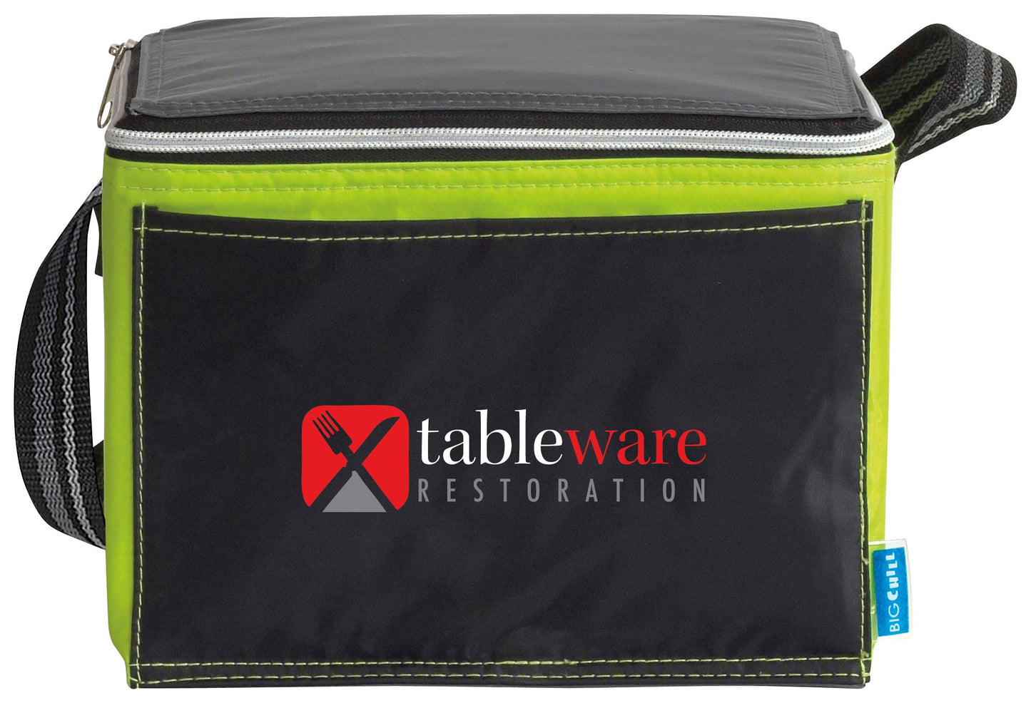 Front View of Apple Green Atchison® The Big Chill Cooler