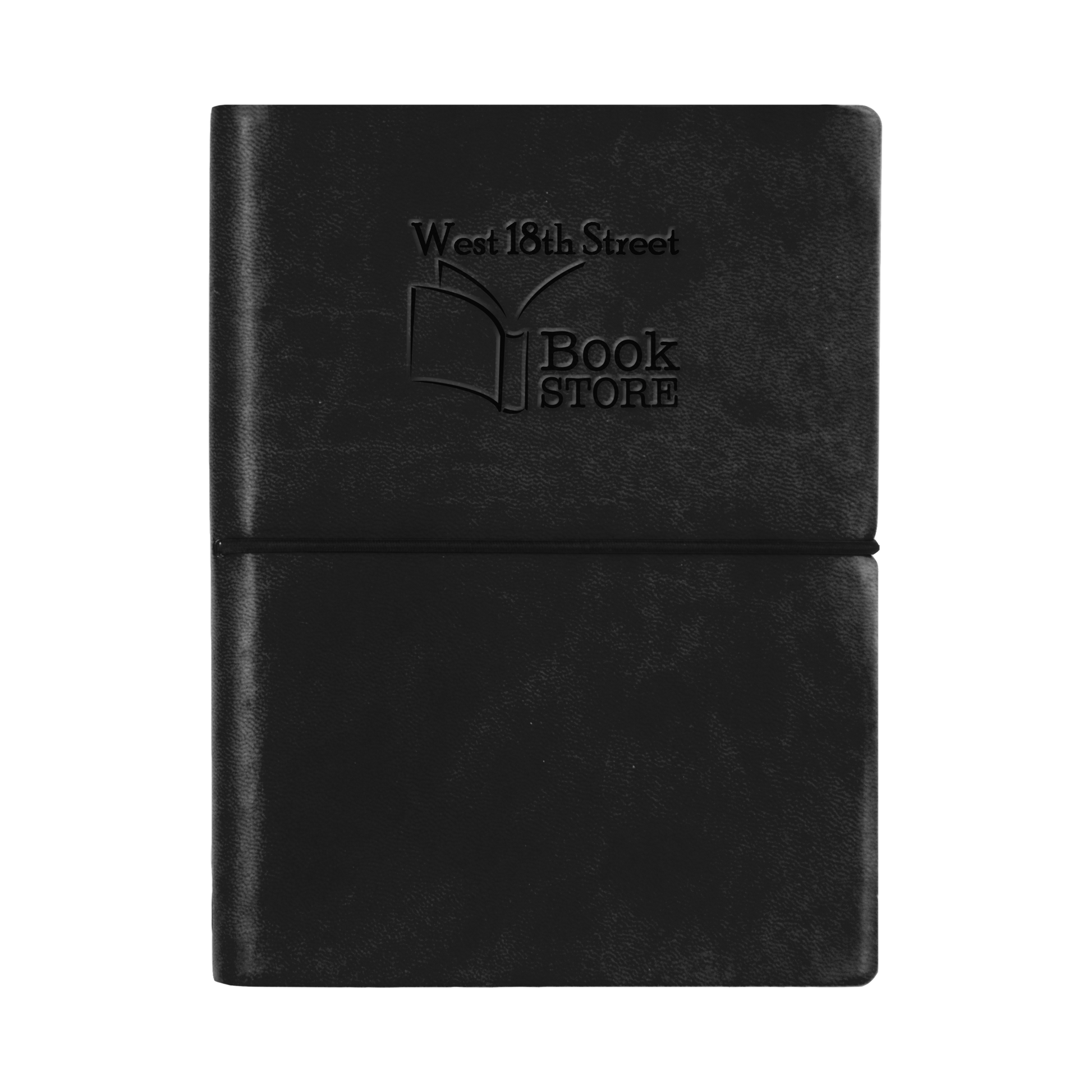 Front View of Black Ciak™ Italian Journal