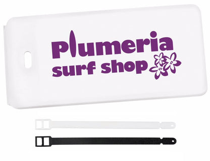 Tag w/ Clear Loop Strap (6") Executive Luggage Tag