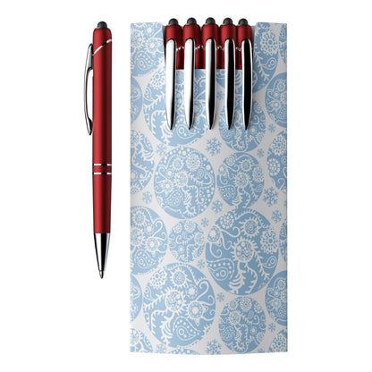 5-piece glacio pen set and custom sleeve