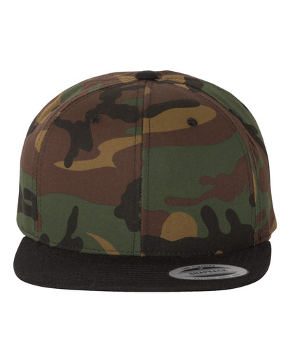 Premium Flat Bill Snapback Cap - 6089M
