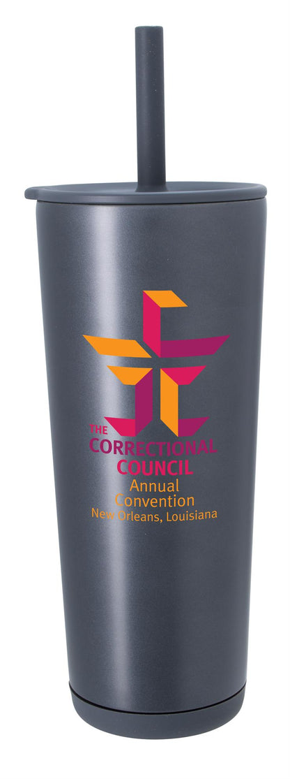 Astrid Recycled Stainless Steel Vacuum Tumbler - 24 oz.