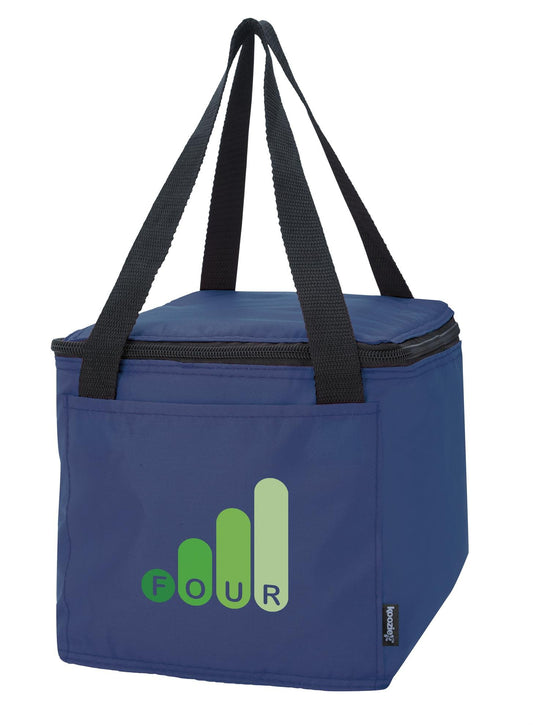 Front View of Black Koozie® Square Cooler