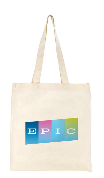 Front View of Natural Good Value™ Natural Economy Tote