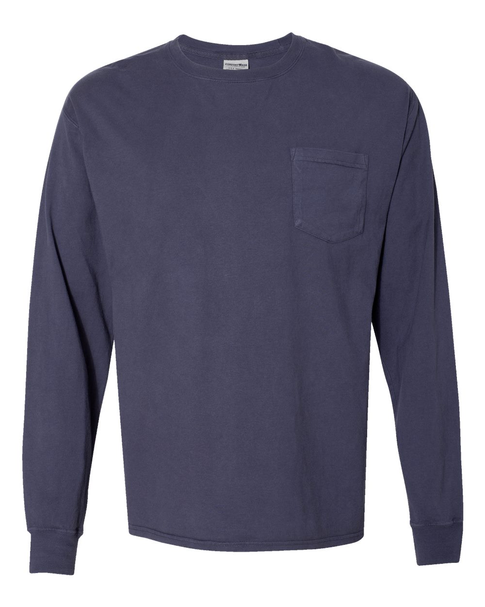 Unisex Garment-Dyed Long Sleeve T-Shirt With a Pocket - GDH250