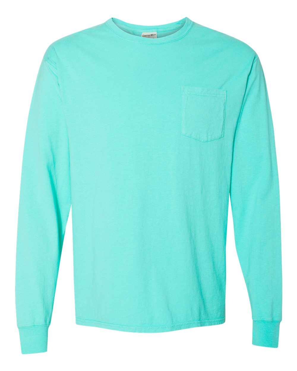Unisex Garment-Dyed Long Sleeve T-Shirt With a Pocket - GDH250