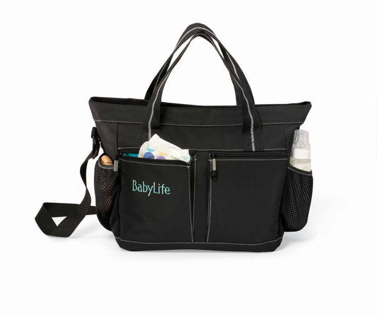 Black-Turquoise Peekaboo Diaper Kit